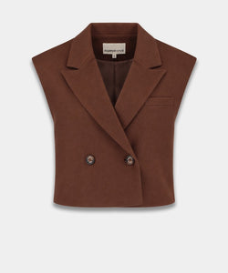 HARPER & YVE | ESMEE GILET - BROWN