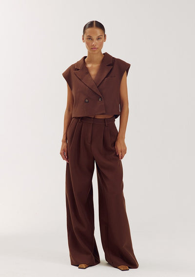 HARPER & YVE | ESMEE GILET - BROWN