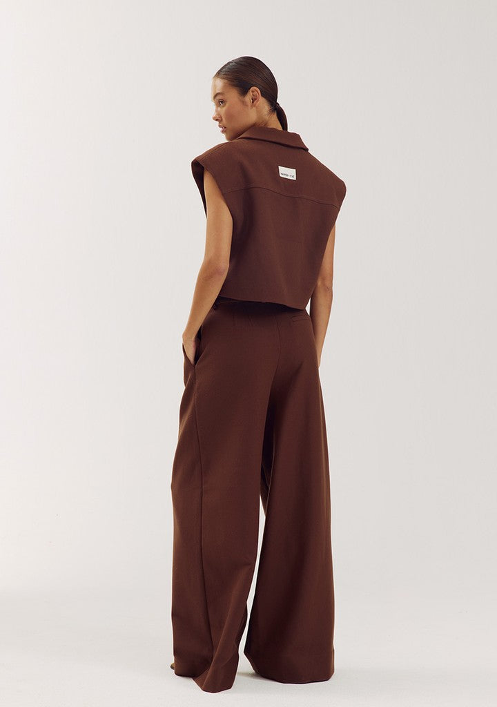 HARPER & YVE | ESMEE GILET - BROWN