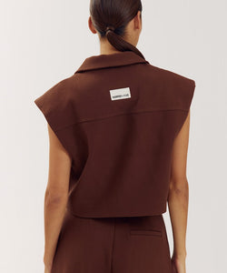 HARPER & YVE | ESMEE GILET - BROWN