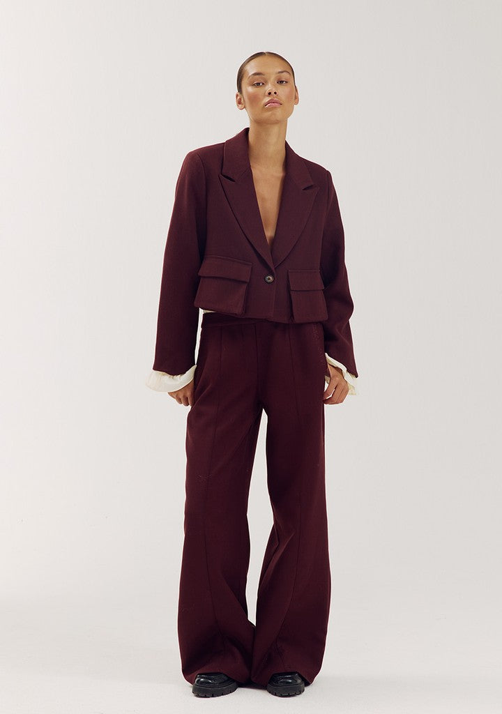 HARPER & YVE | LILIAN PANTS - RED PORT