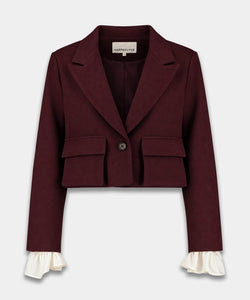 HARPER & YVE | IVY BLAZER - RED PORT