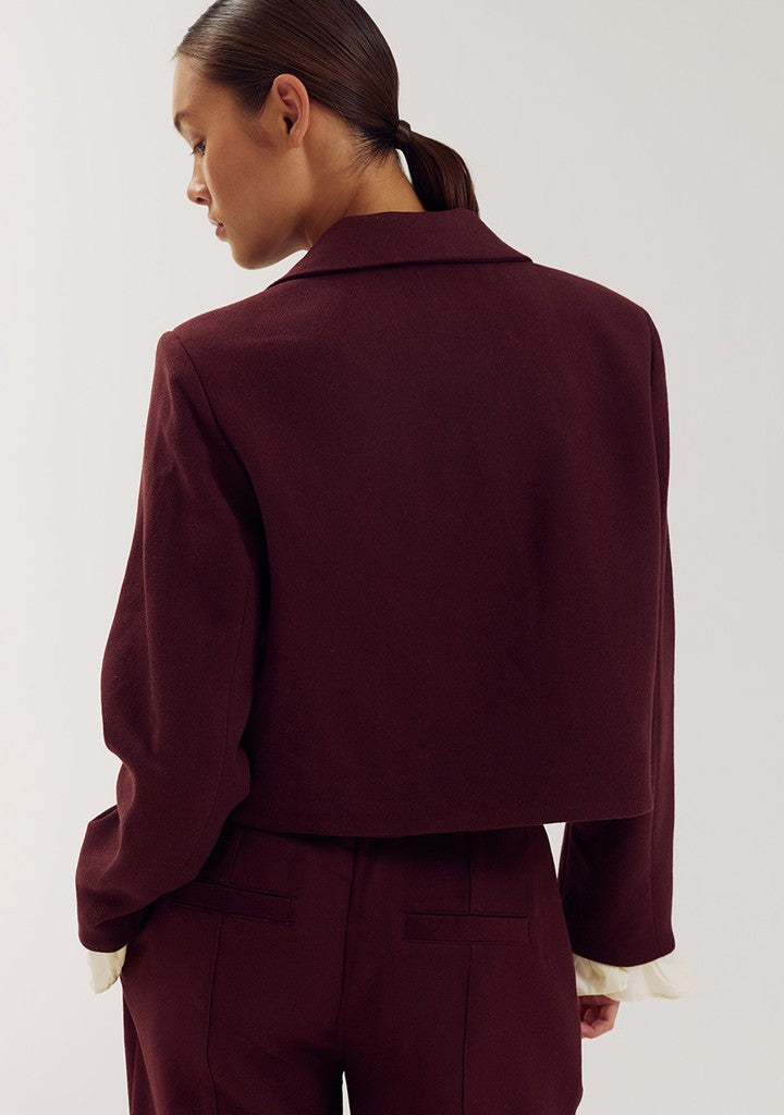 HARPER & YVE | IVY BLAZER - RED PORT