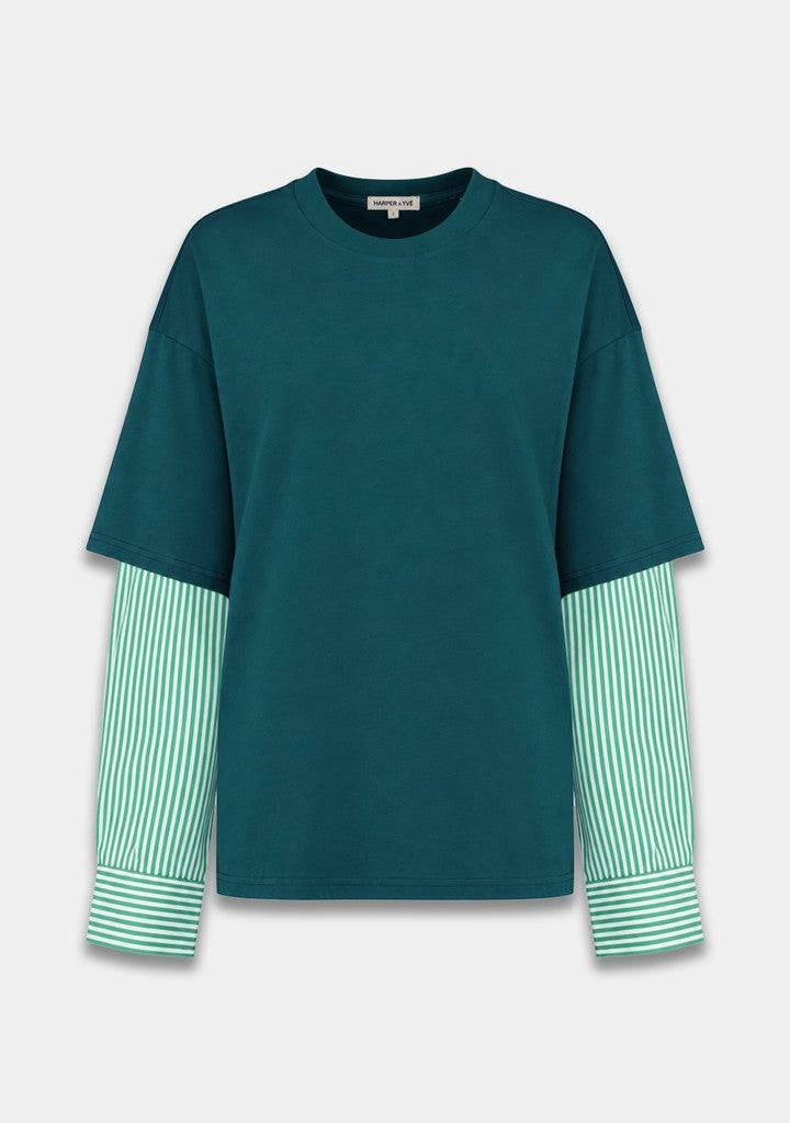 HARPER & YVE | IZZY T-SHIRT - ATLANTIC DEEP