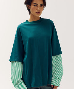 HARPER & YVE | IZZY T-SHIRT - ATLANTIC DEEP