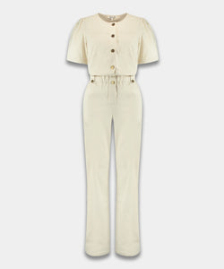 HARPER & YVE |  YAEL SS JUMPSUIT - ECRU