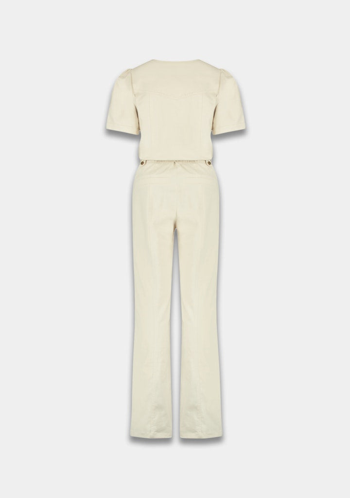 HARPER & YVE |  YAEL SS JUMPSUIT - ECRU