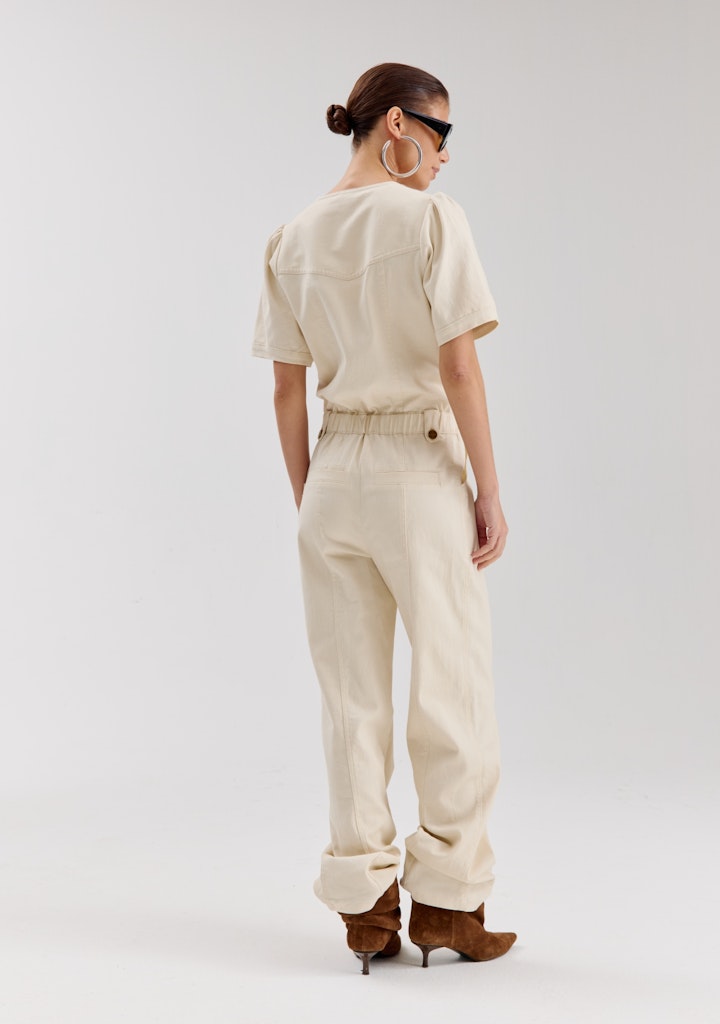 HARPER & YVE |  YAEL SS JUMPSUIT - ECRU
