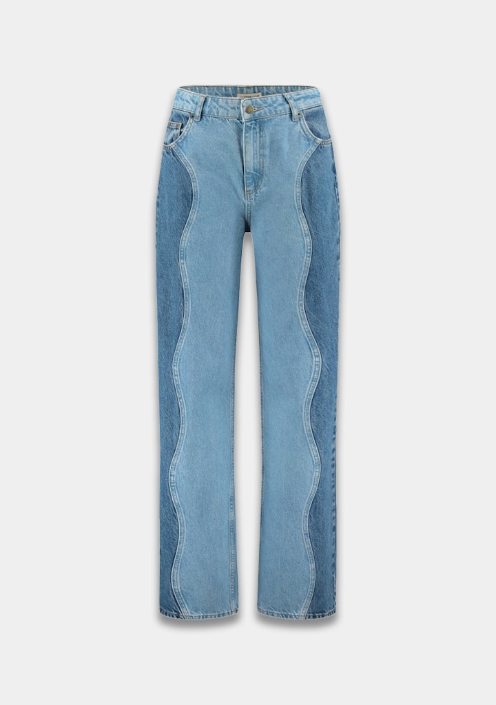 HARPER & YVE | YVE JEANS - LIGHT/ MID BLUE