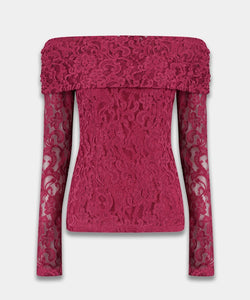 HARPER & YVE | JENTHE LS TOP - SANGRIA