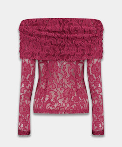 HARPER & YVE | JENTHE LS TOP - SANGRIA