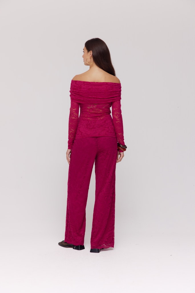 HARPER & YVE | JENTHE LS TOP - SANGRIA