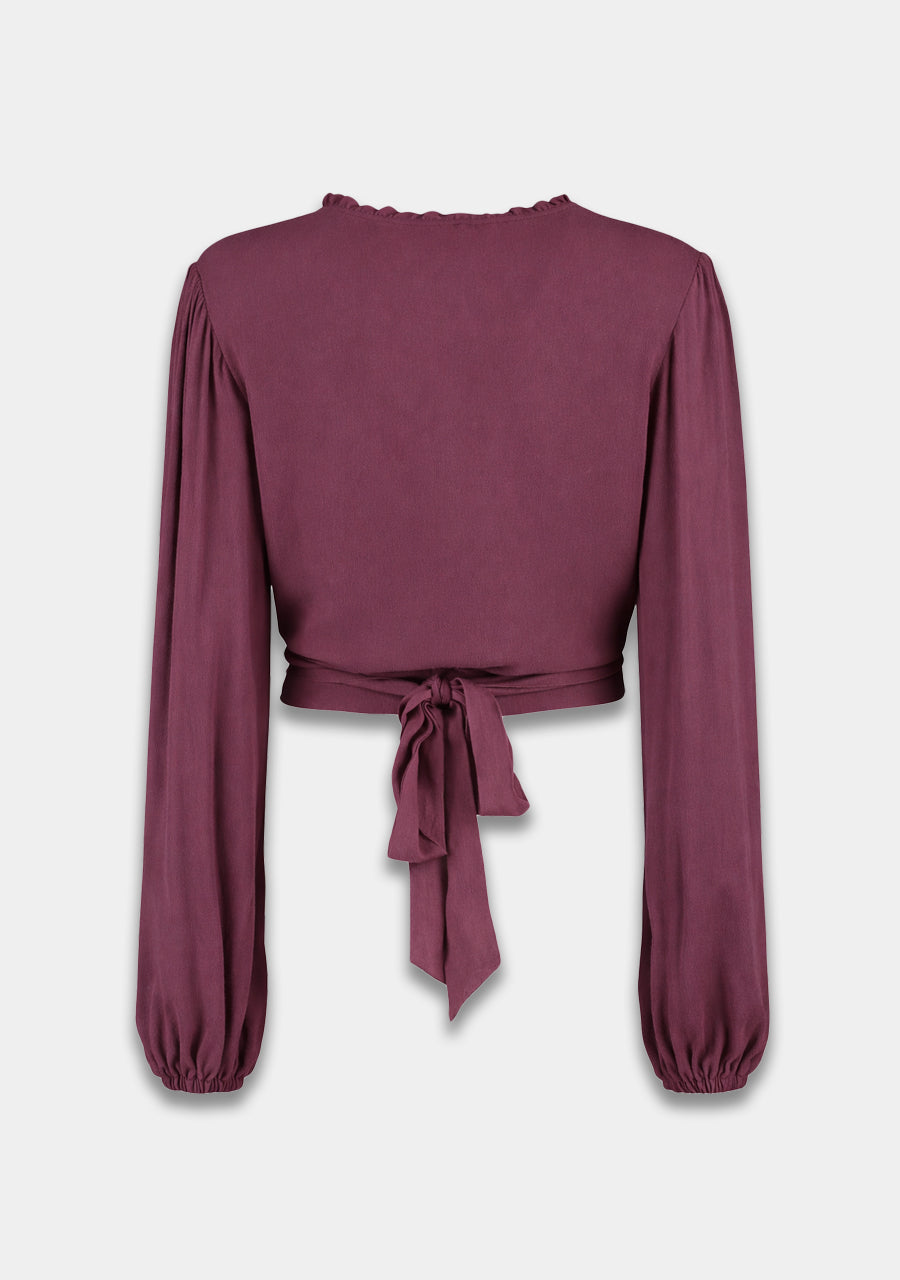HARPER & YVE | FLORA LS TOP - CASSIS