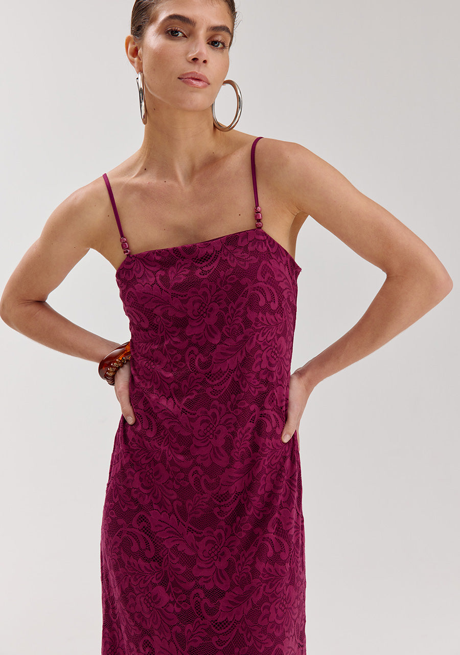 HARPER & YVE | VIVIEN DRESS - CASSIS