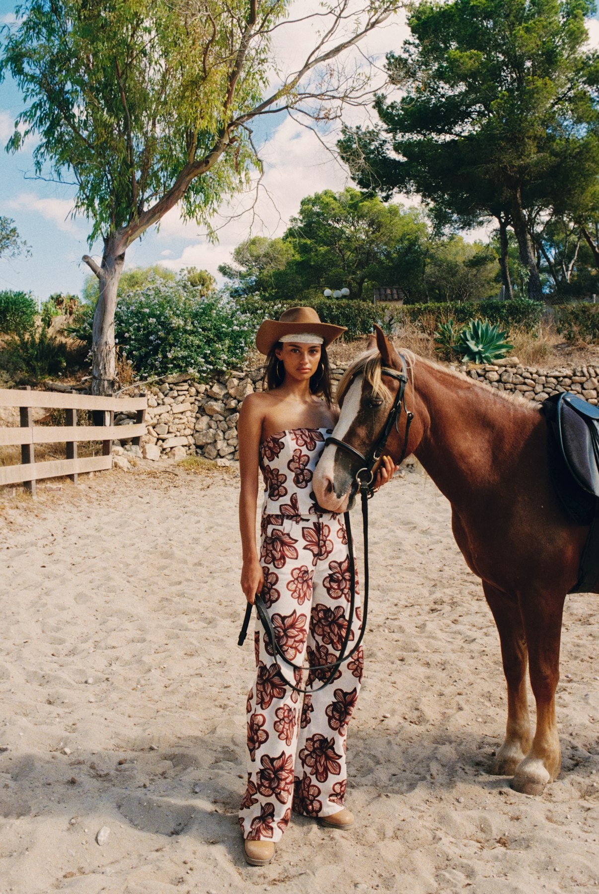 HARPER & YVE | MAYRA PANTS - DESSERT FLOWER ECRU