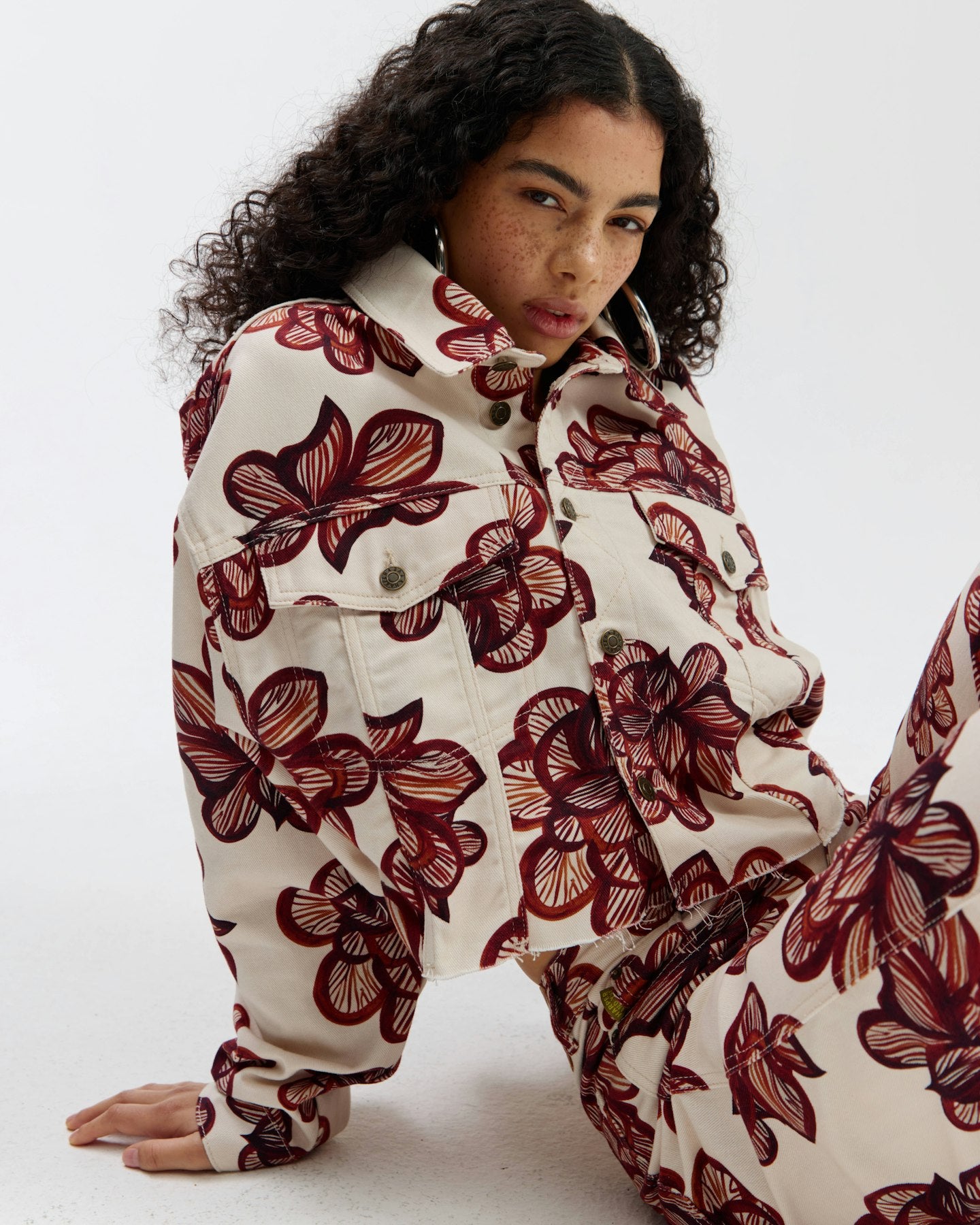 HARPER & YVE | MAYRA PANTS - DESSERT FLOWER ECRU