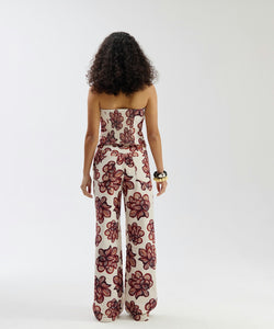 HARPER & YVE | DELICE SS TOP - DESSERT FLOWER ECRU