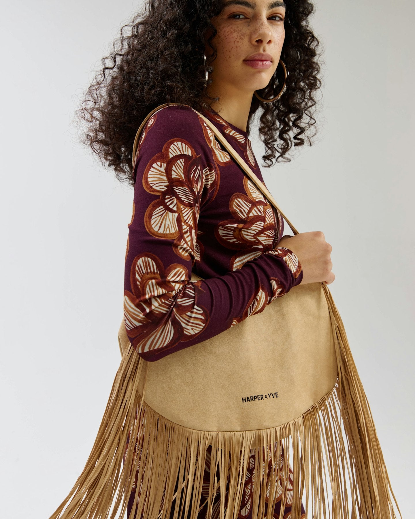 HARPER & YVE | STEFF LS TOP - DESSERT FLOWER