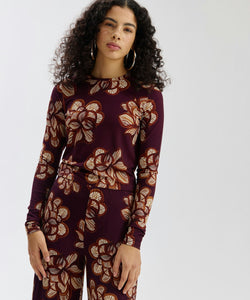 HARPER & YVE | STEFF LS TOP - DESSERT FLOWER