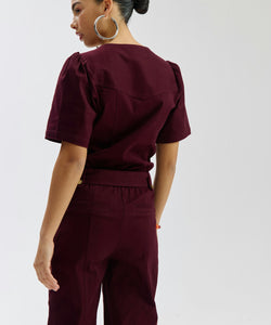 HARPER & YVE |  YAEL SS JUMPSUIT - WINETASTING