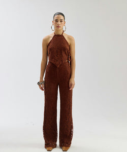 HARPER & YVE | KEES SL TOP - SADDLE BROWN