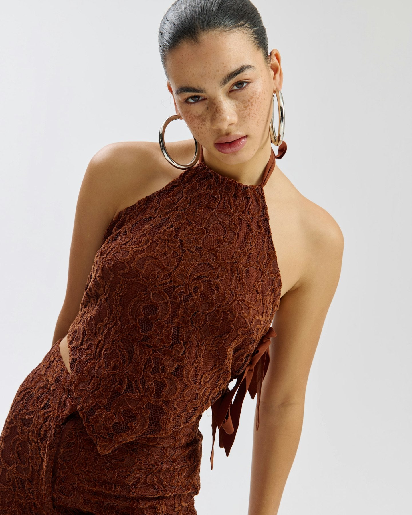 HARPER & YVE | KEES SL TOP - SADDLE BROWN