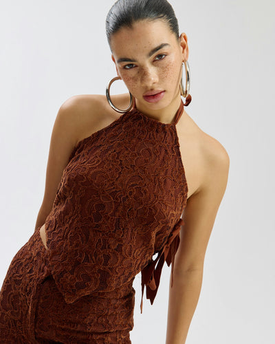 HARPER & YVE | KEES SL TOP - SADDLE BROWN