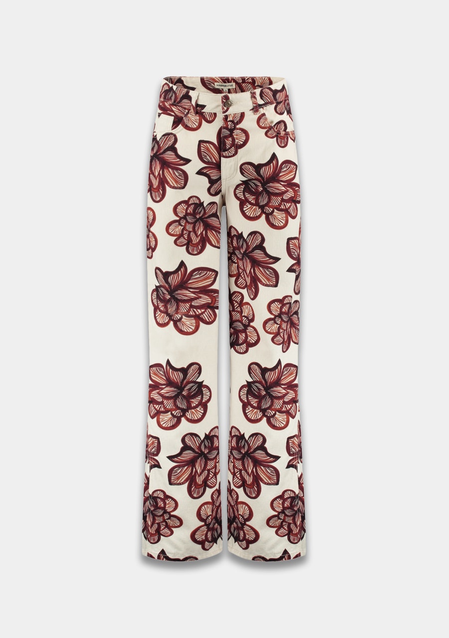 HARPER & YVE | MAYRA PANTS - DESSERT FLOWER ECRU