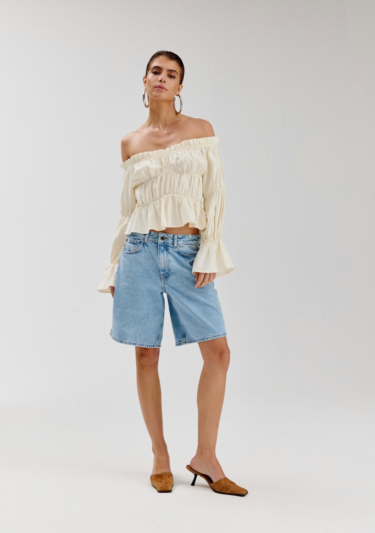 HARPER & YVE | ROAN LS TOP - ECRU
