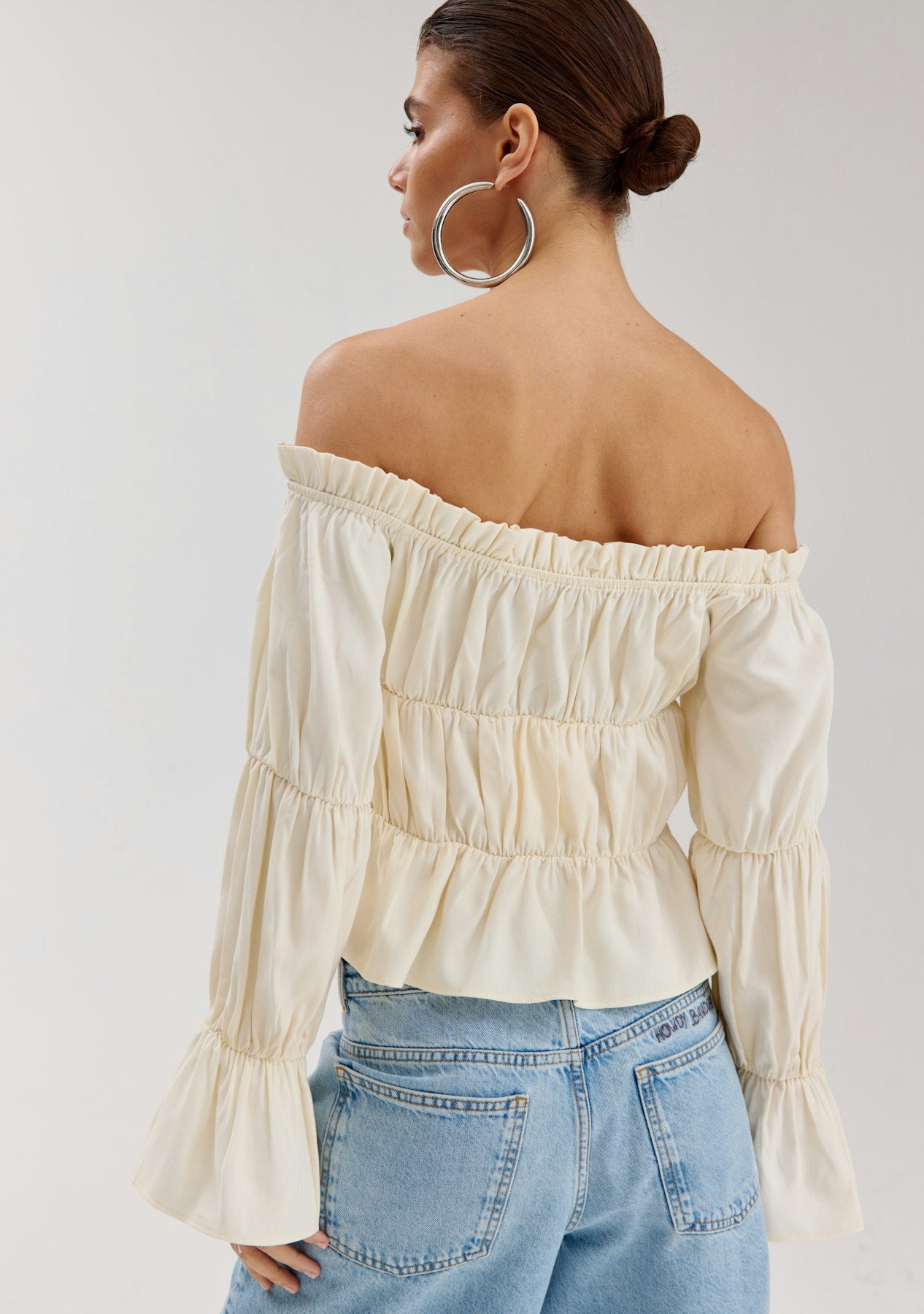 HARPER & YVE | ROAN LS TOP - ECRU