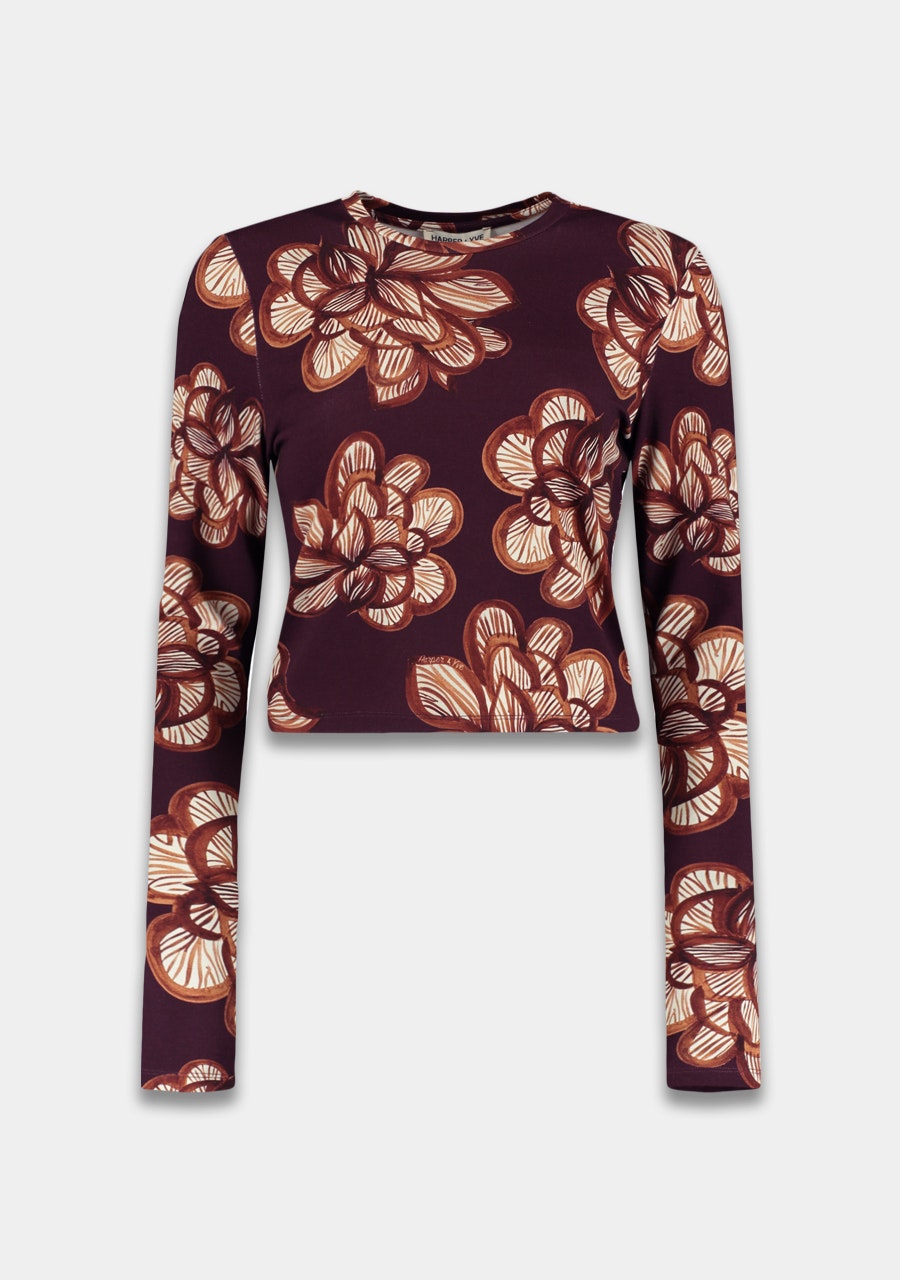 HARPER & YVE | STEFF LS TOP - DESSERT FLOWER