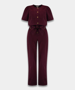HARPER & YVE |  YAEL SS JUMPSUIT - WINETASTING