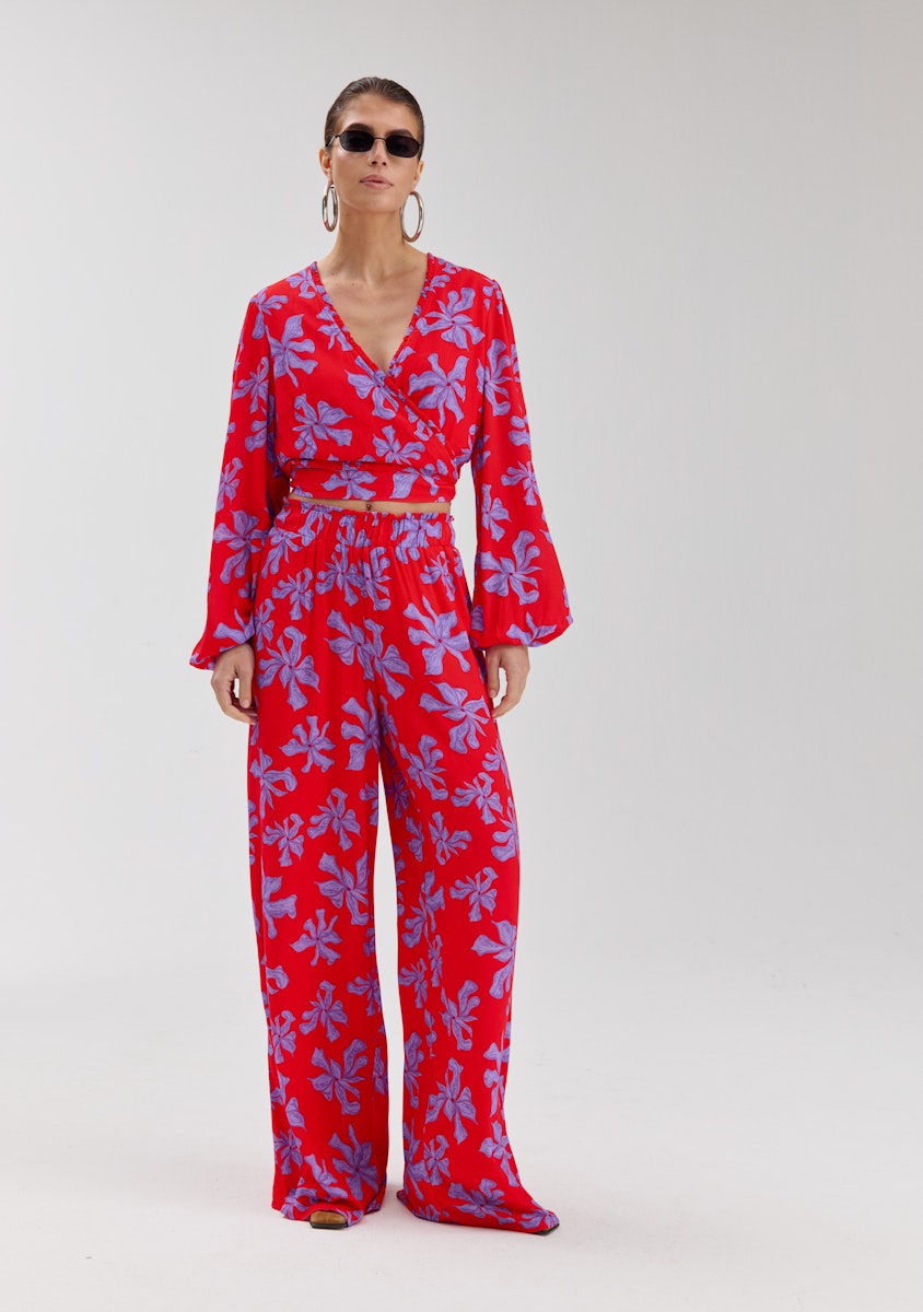 HARPER & YVE | FLORA LS TOP - WILD ROSE