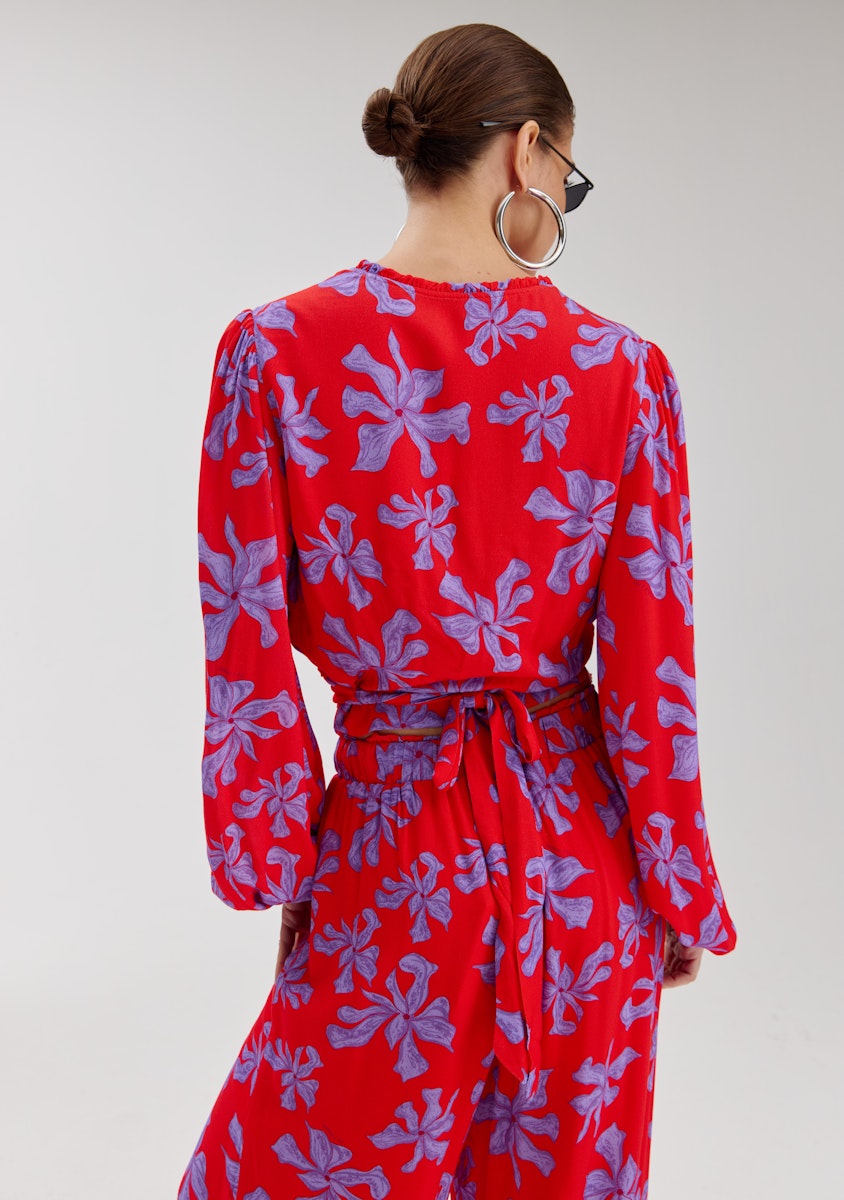 HARPER & YVE | FLORA LS TOP - WILD ROSE