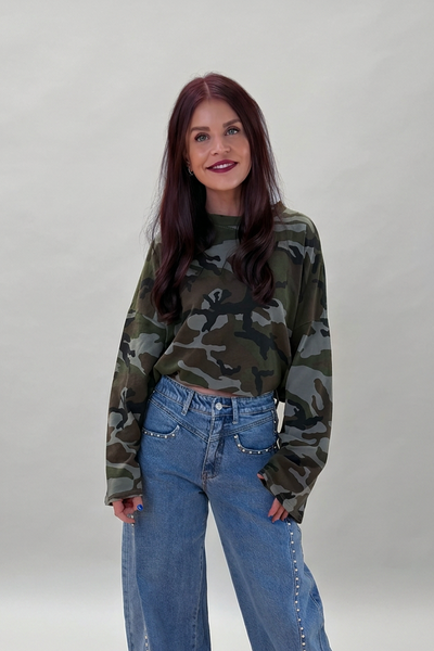 SAMMIE CAMO SHIRT - GREEN