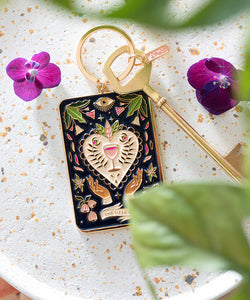 ATWTS | KEYCHAIN - TAROT TIPSY CARD