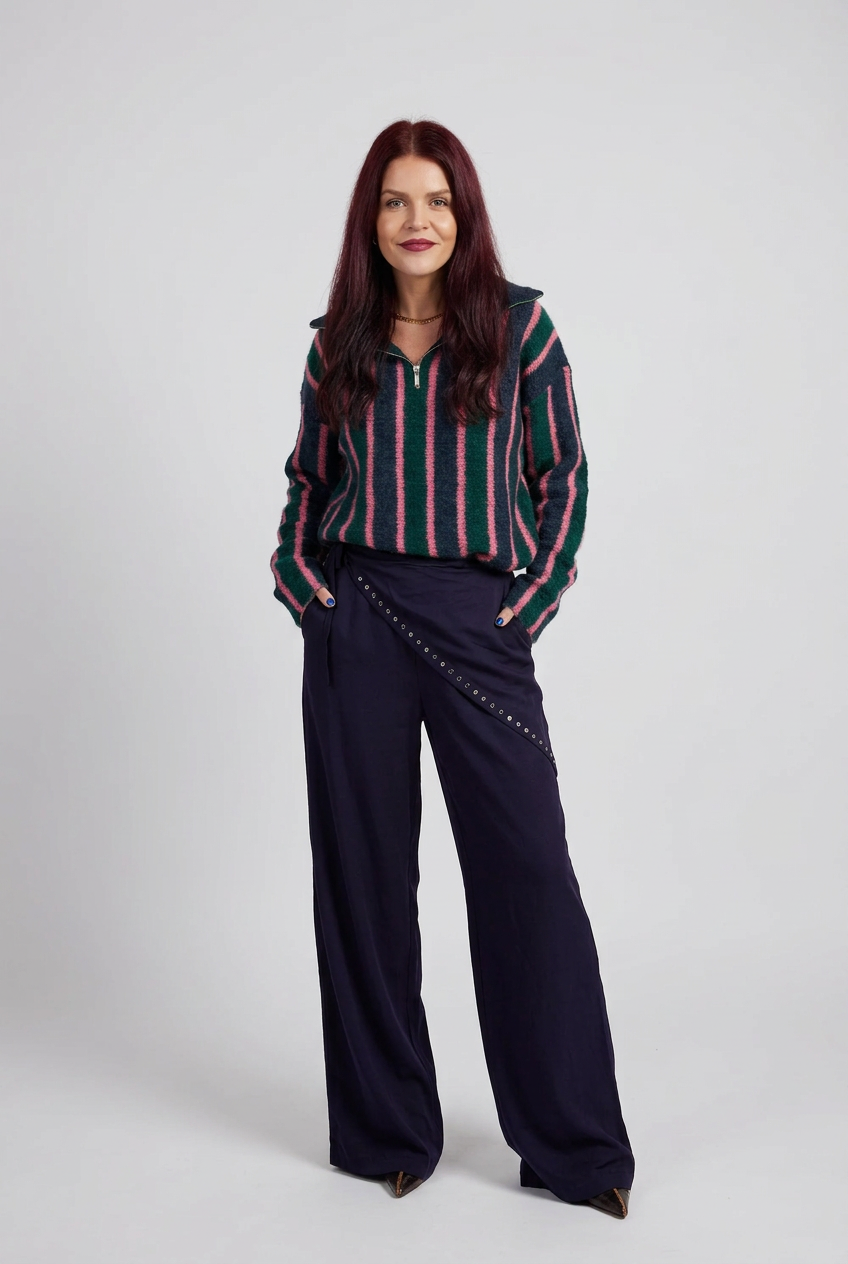 LOEKIE STRIPED PULLOVER - MULTI