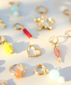 MABLE | EARRING - TUBE CORAL