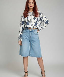 JIMMY DENIM JORTS - BLUE