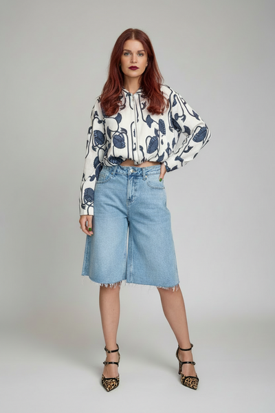 JIMMY DENIM JORTS - BLUE