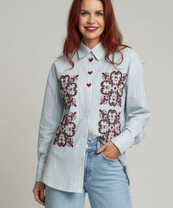 NÜMPH | DITTY SHIRT- FLOATY BLUE