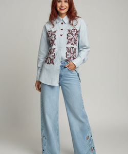 NÜMPH | DITTY SHIRT- FLOATY BLUE