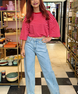 LIBBY BARREL JEANS - BLUE