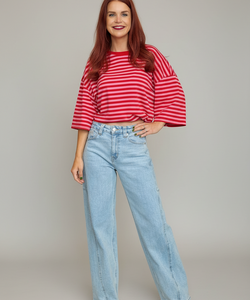 LIBBY BARREL JEANS - BLUE