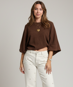 MARYAM SHIRT - BROWN