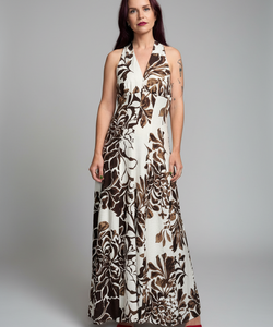 OLIVIA DRESS - BROWN