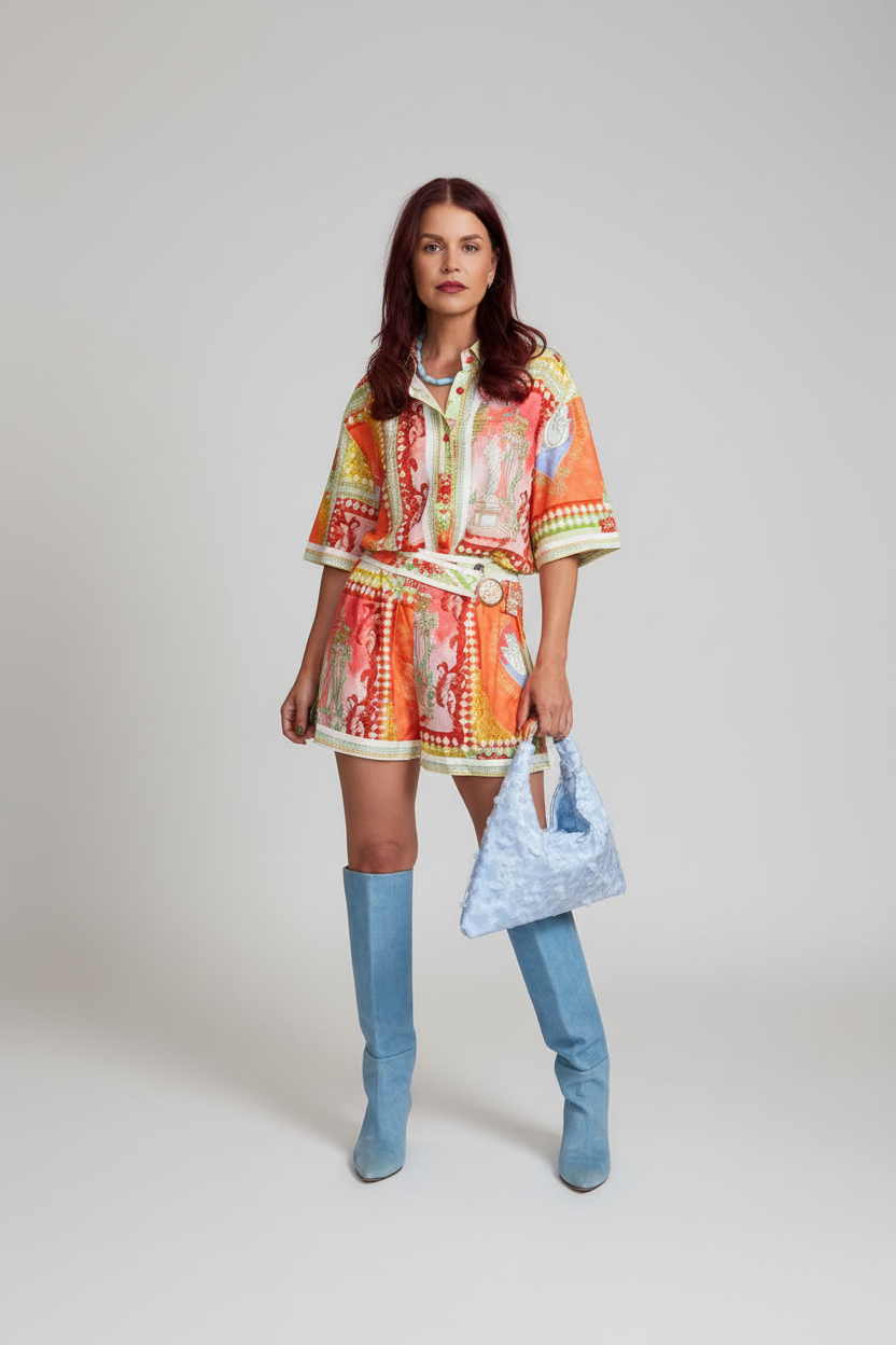 RESORT BLOUSE - GREEN