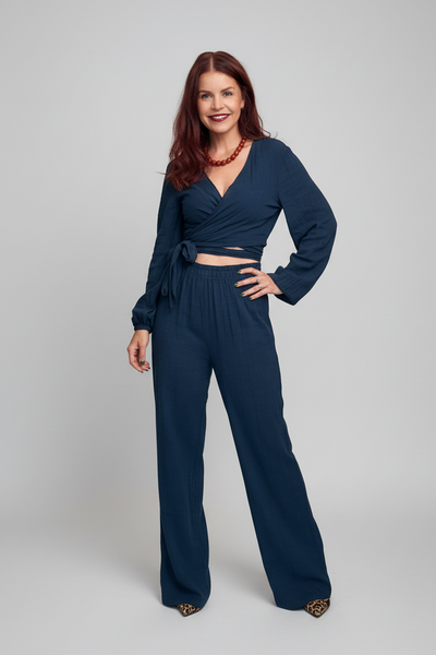 BOB & BILL RESORT COLLECTION | BILLIE PANTS - NAVY