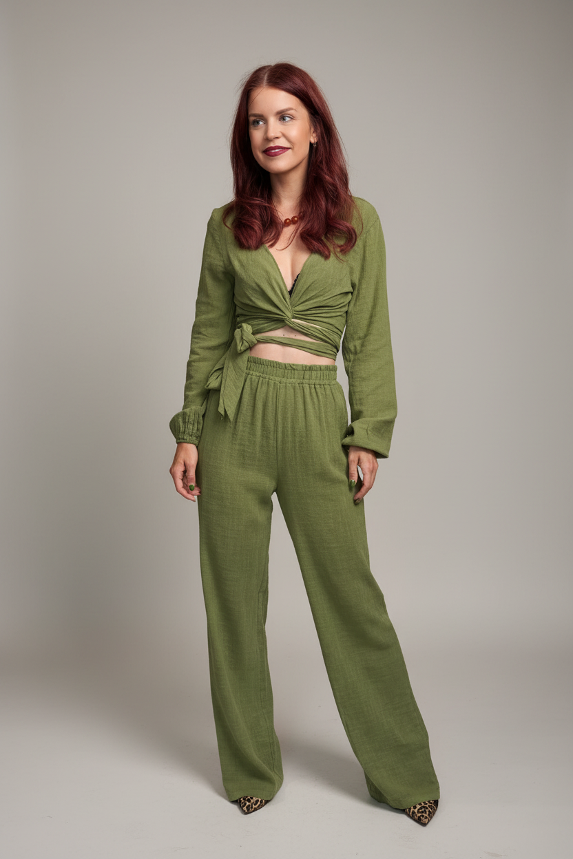BOB & BILL RESORT COLLECTION | BILLIE PANTS - PISTACHE
