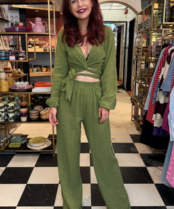 BOB & BILL RESORT COLLECTION | BILLIE PANTS - PISTACHE